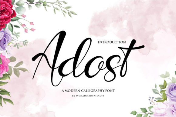 Adost Typeface: A Delicate Script for Elegant Branding