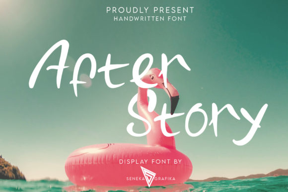 After Story: A Refined Script Font for Digital Elegance