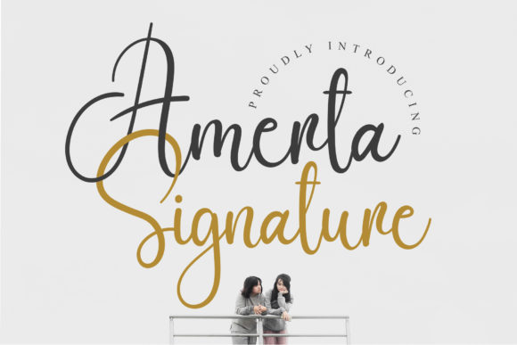 Amerta Signature: A Typeface for Elegant Branding