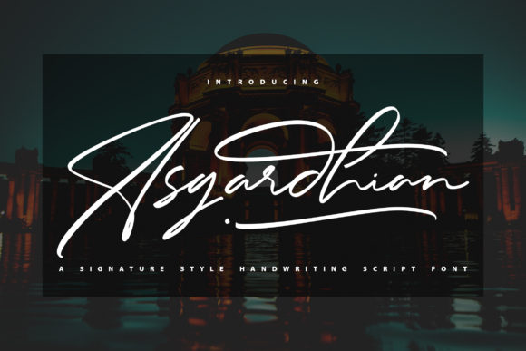 Asgardhian: A Handwritten Font for Editorial Grace