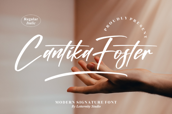 Cantika Foster: A Graceful Script Font for Campaigns