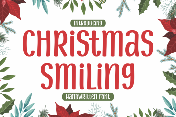 Christmas Smiling Font for Festive Campaigns