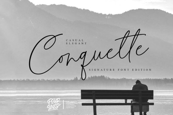 Conquette: A Luxury Script Font for Branding