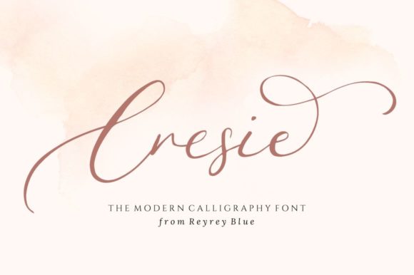 Cresie Font: Timeless Script for Crafters