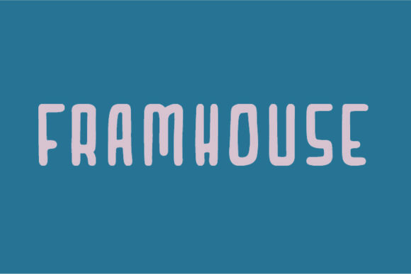 Framhouse: A Handwritten Font for Gentle Editorial Design
