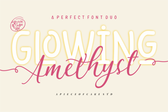 Glowing Amethyst Font Review for Web Design