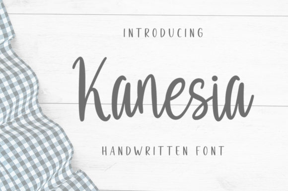 Kanesia Typeface for Editorial Design