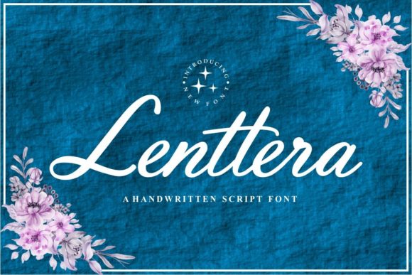 Lenttera: A Playful Script Font for Digital Design