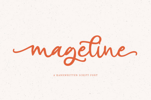 Mageline: A Vintage Script Font for Elegant Branding