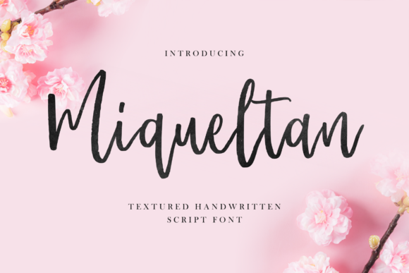 Miqueltan: A Bold Handwritten Font for Crafters