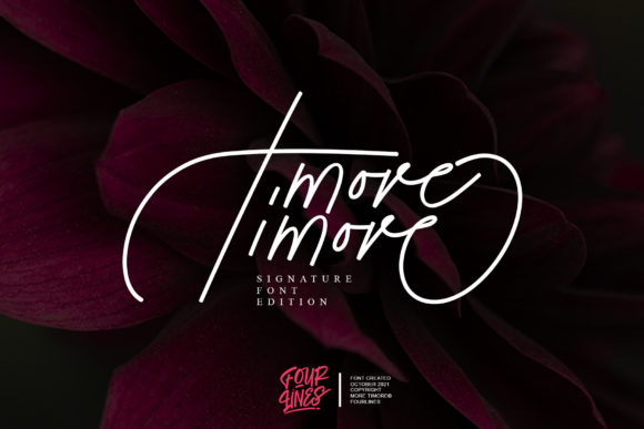 More Timore: A Graceful Script Font for Branding