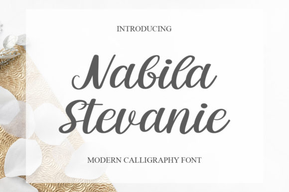 Nabila Stevanie: A Handwritten Font for Branding