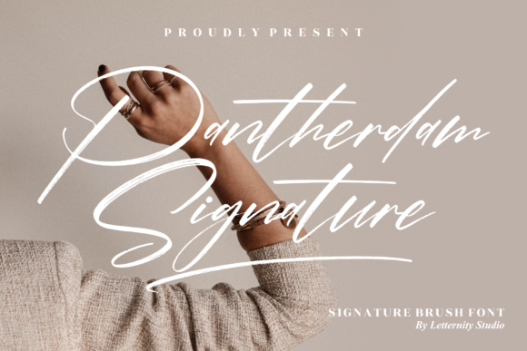Pantherdam Signature: A Luxury Script Font for Web Design