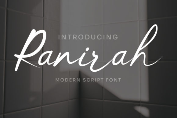 Ranirah: A Refined Script Font for Web Design