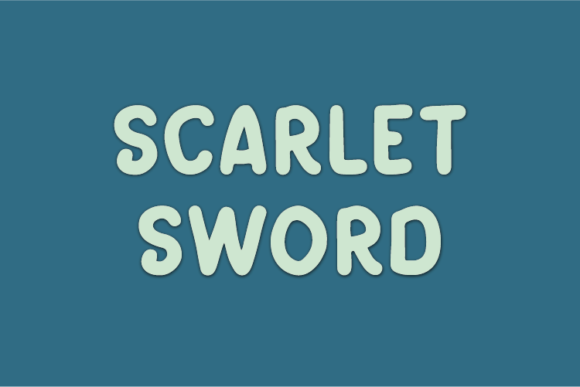Scarlet Sword Font for Web Design