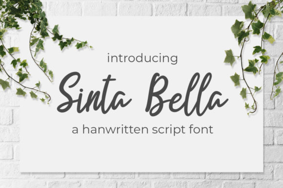 Sinta Bella: Elevating Web Design with Elegant Script Typography