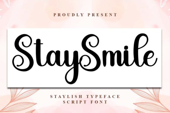 Stay Smile: A Handwritten Font for Branding