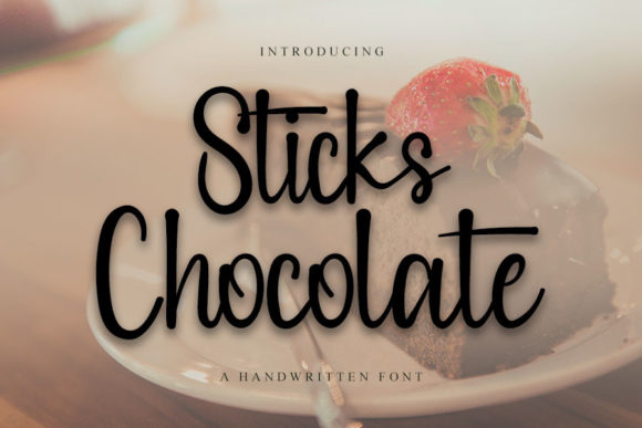 Sticks Chocolate: The Script Font That Elevates Campaigns