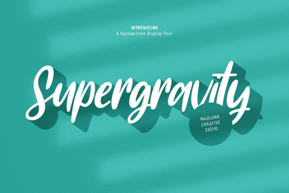 Supergravity Typeface Review for Web Designers