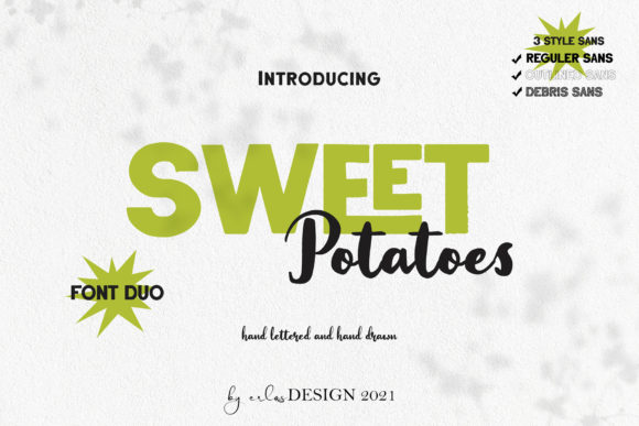 Sweet Potatoes Font Review for Web Design