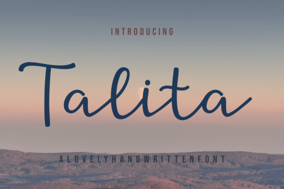 Talita: A Timeless Handwritten Font for Web Design