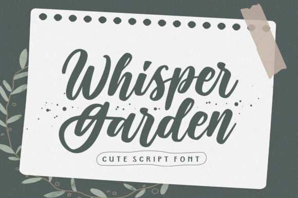 Whisper Garden Font: A Soft Touch for Editorial Design
