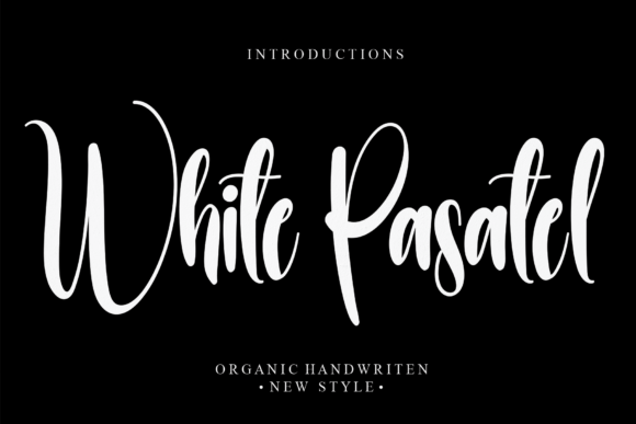 White Pasatel: A Sweet Script Typeface for Web Design